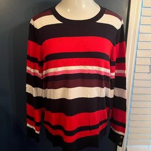 🧡Pretty Striped LOFT Sweater🧡